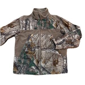 RedHead Fleece Sherpa  Camouflage Jacket Mens XL Full Zip with Pockets